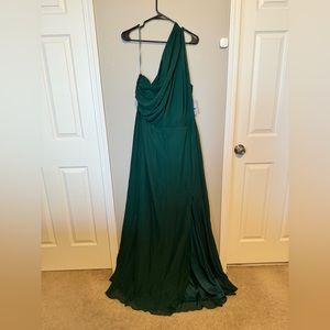Emerald Birdy Grey Bridesmaid Dress